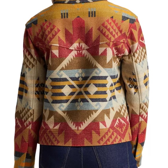 Pendleton Womens Multi-Color Patterned Wool Jacket - Picture 2 of 6